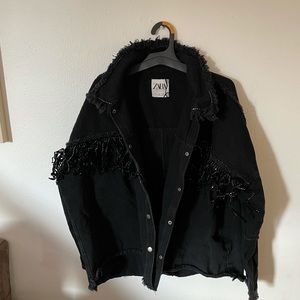 Zara fringe jacket